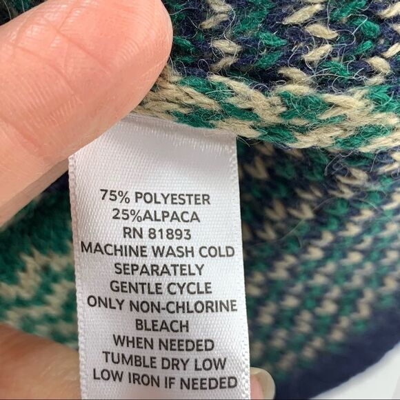 Liz Claiborne Tunic Cardigan Alpaca Blend Sweater - Picture 6 of 7